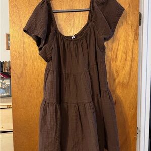Old Navy Chocolate Mini Dress